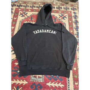 Rare Vintage Mac Dre Yadadamean Bay Area Rap Hip Hop Pull Over Hoodie Black M